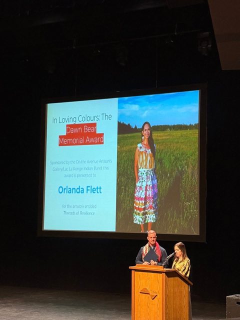 Dawn Bear Memorial Award presented to Orlanda Flett