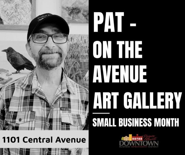 Pat, local artist and gallery host